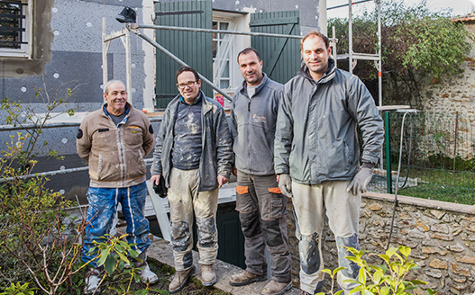 Notre équipe de travaux de Façades