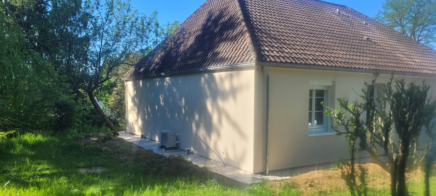 Isolation par l'extérieur à Chaumes - après